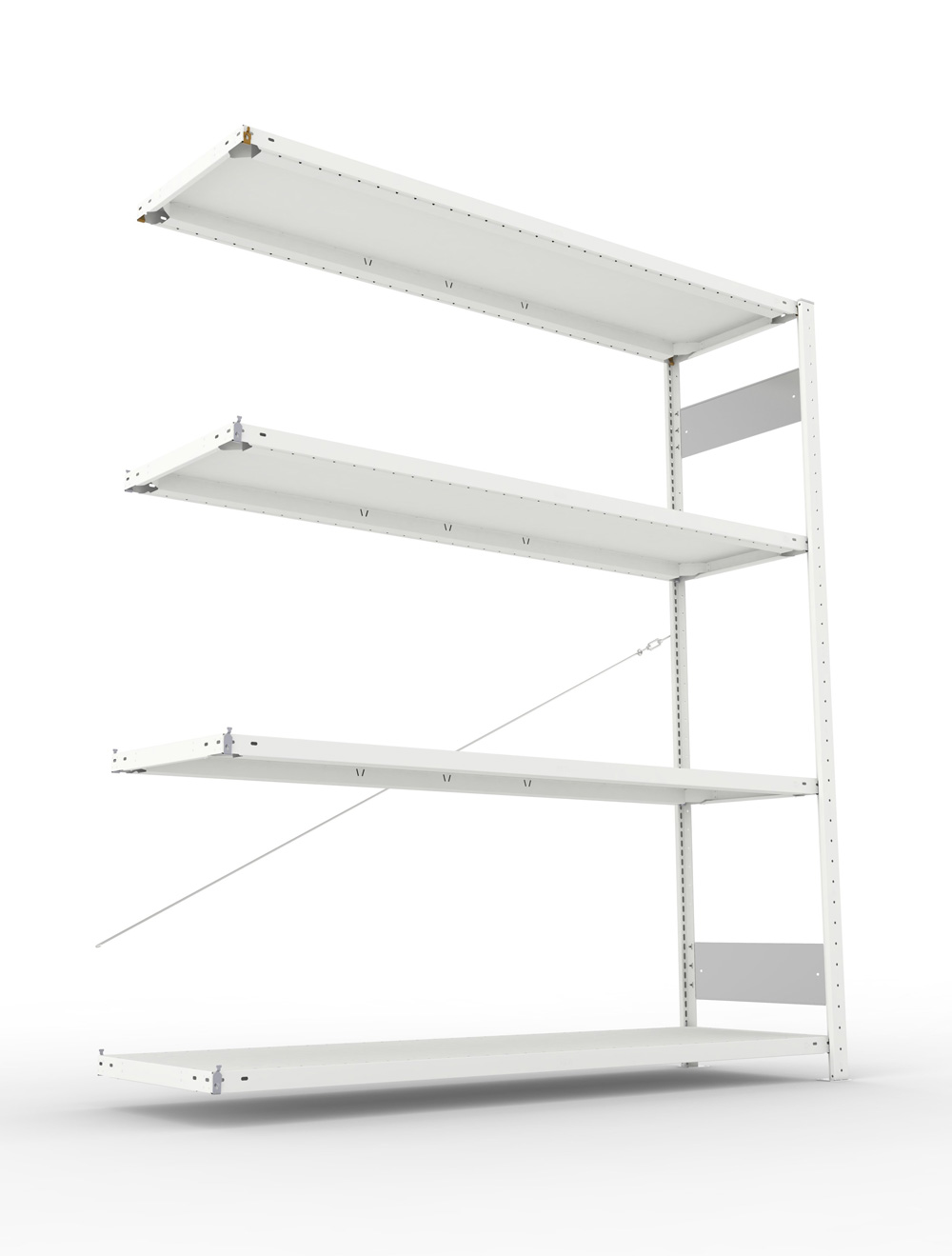 Großfachregal, 2000x1700x500 (HxBxT),  Anbauregal