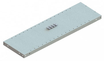 Zusatzboden Steckregal, 1000 x 300 mm (BxT), verzinkt