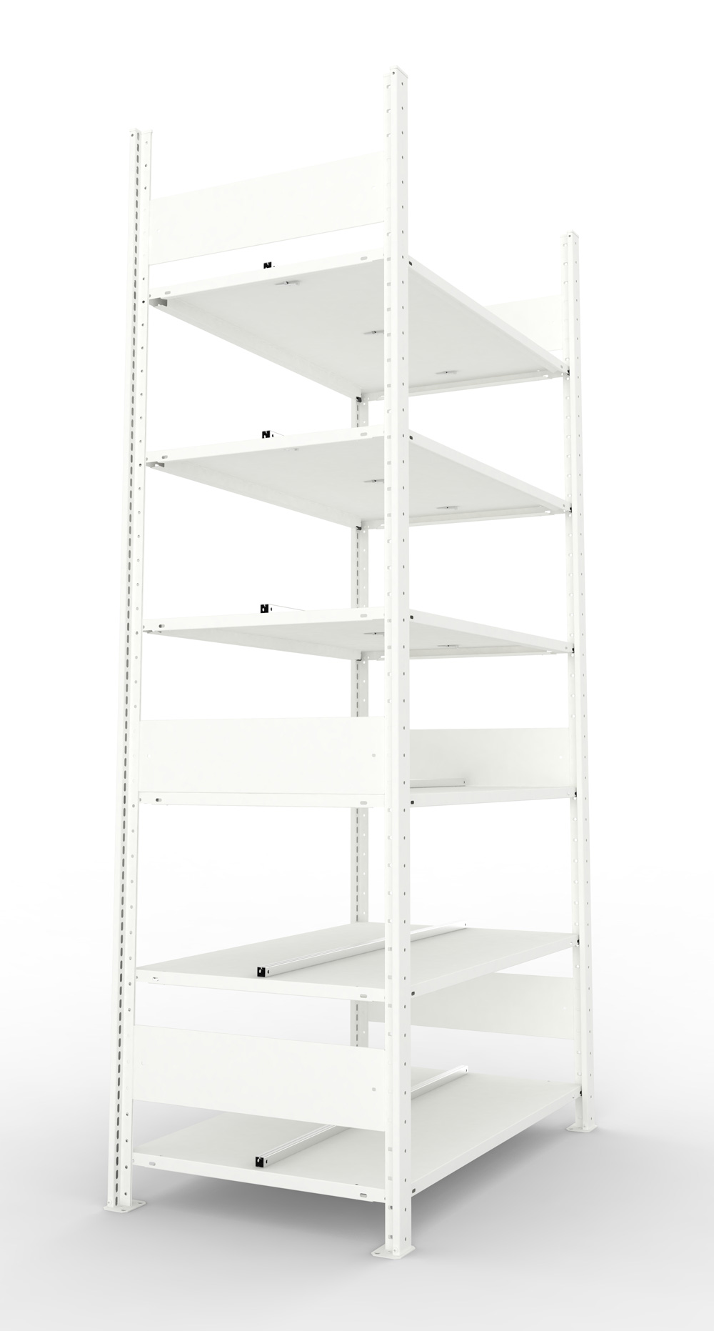 Büroregal, 2200 x 1000 x 600 mm (HxBxT), Grundregal