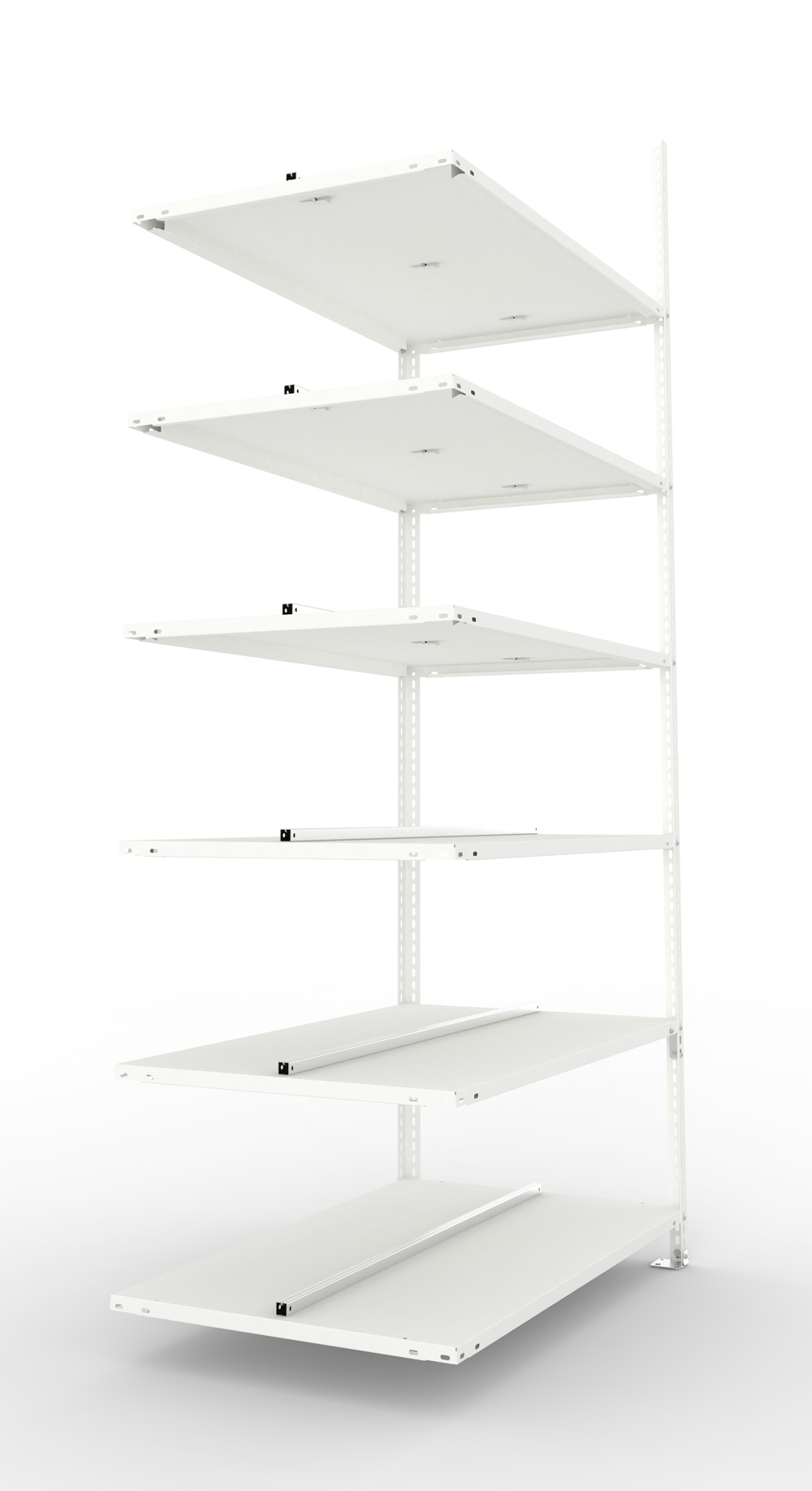 Büroschraubregal 2200 x 1000 x 600 mm (HxBxT), Anbauregal