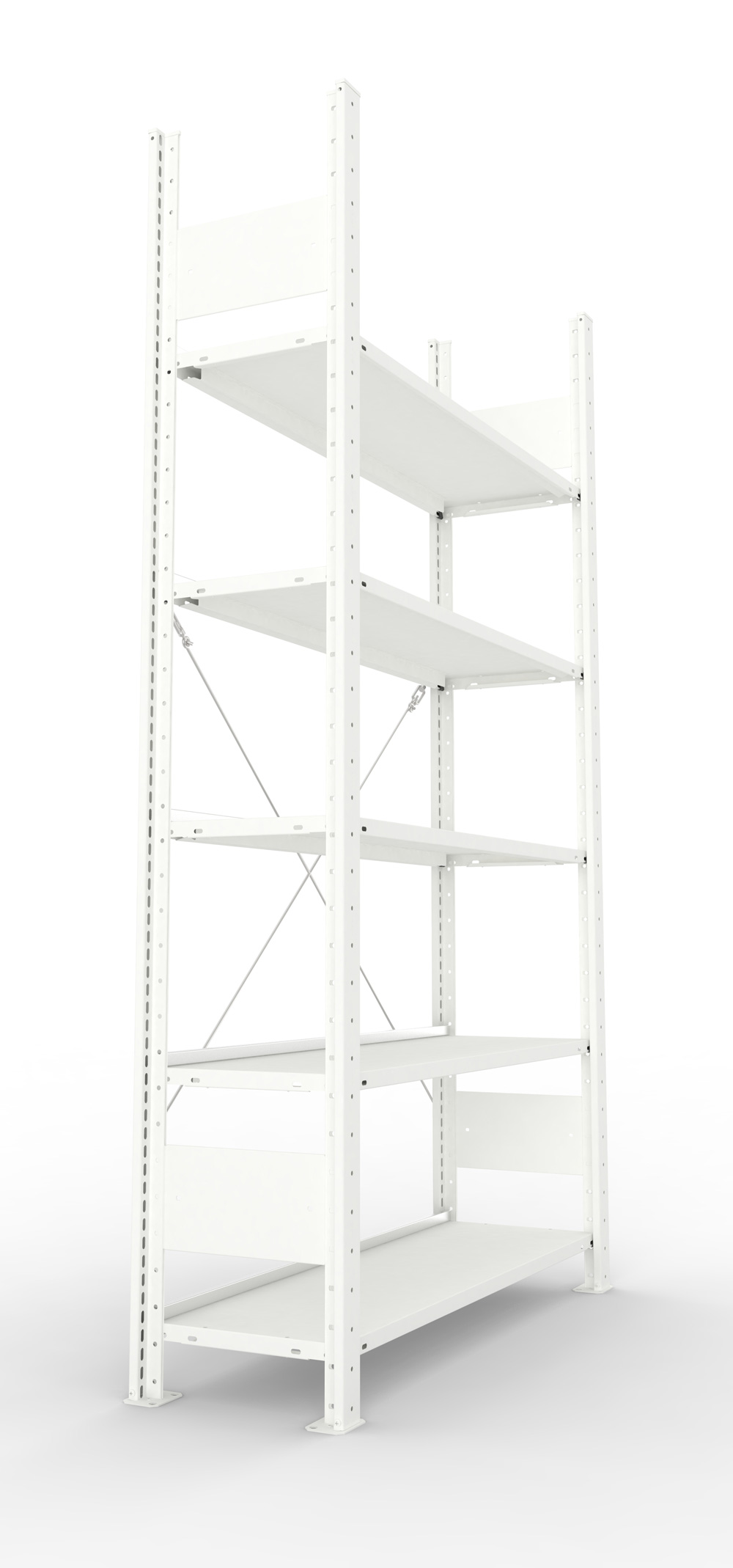 Büroregal, 1850 x 1000 x 300 mm (HxBxT), Grundregal