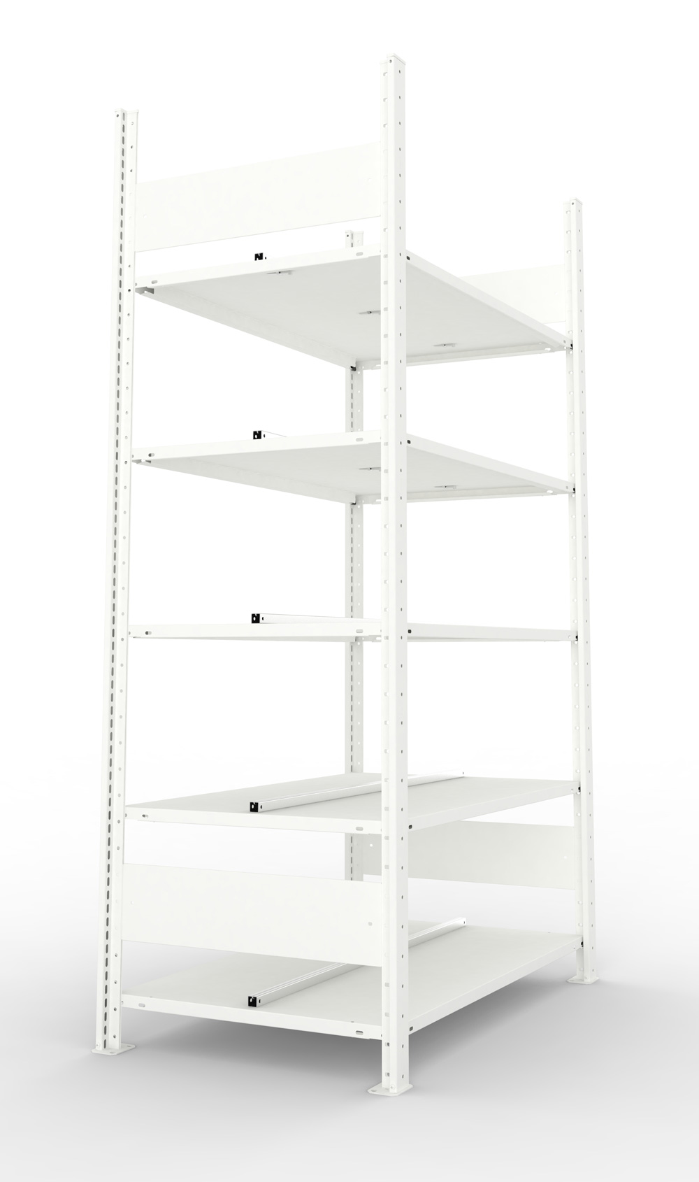 Büroregal, 1850 x 1000 x 600 mm (HxBxT), Grundregal