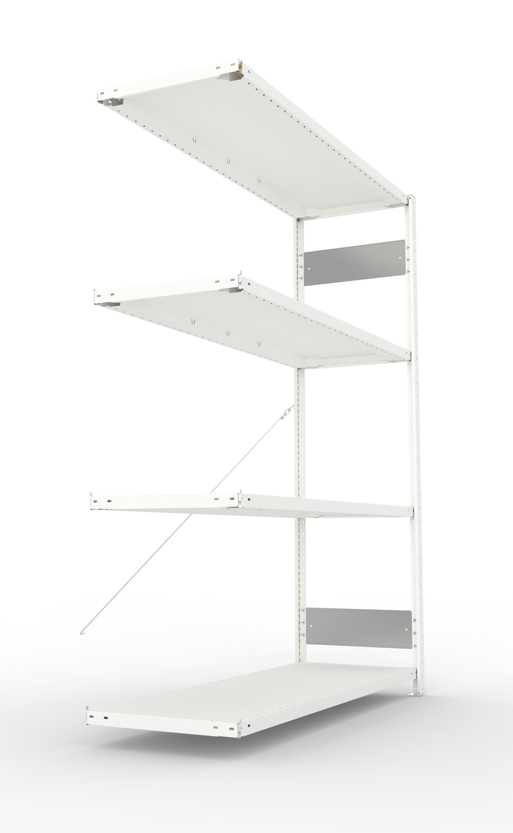 Großfachregal, 2000x1500x500 (HxBxT),  Anbauregal