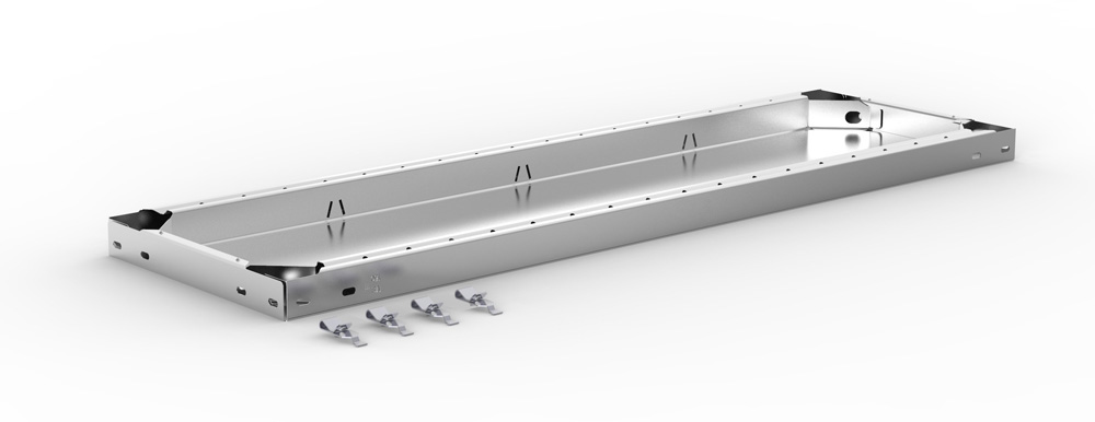 Zusatzboden Steckregal, 1000 x 300 mm (BxT), verzinkt