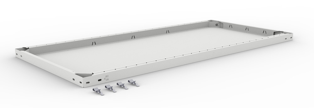 Zusatzboden Steckregal, 1300 x 600 mm (BxT), lackiert