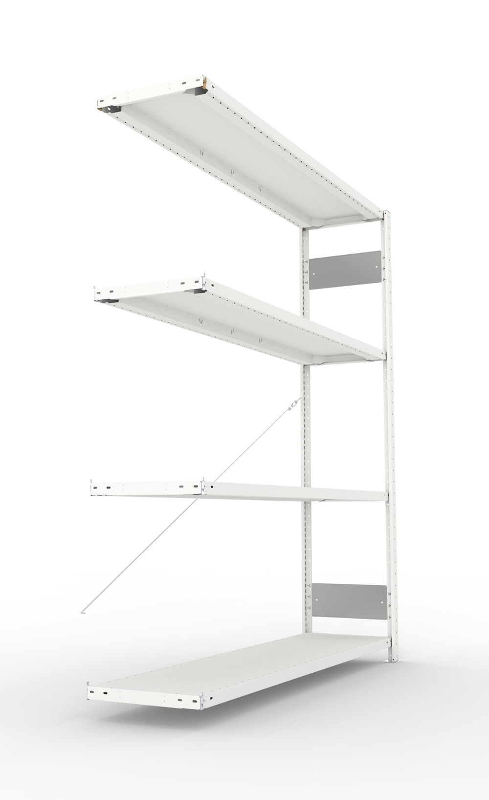 Großfachregal, 2000x1700x400 (HxBxT),  Anbauregal