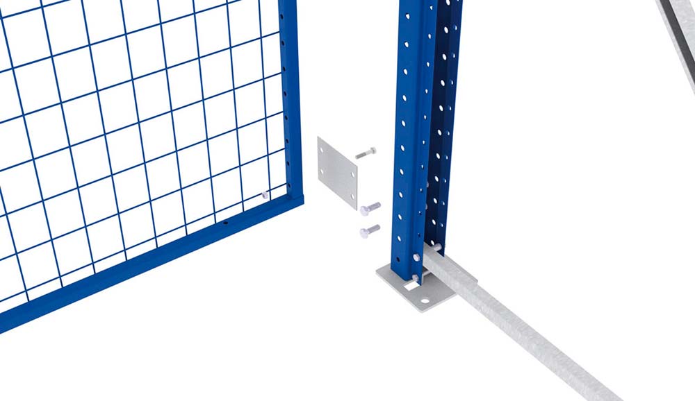 Befestigungsset Rückwandgitter 50