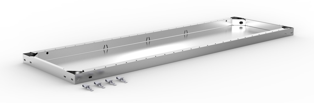 Zusatzboden Steckregal, 1300 x 400 mm (BxT), verzinkt