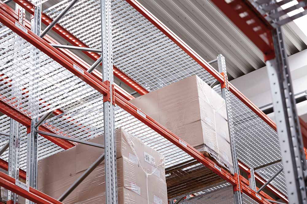 Gitterrostboden AL MW40/60, 3600 x 800 mm (BxT), aufliegend