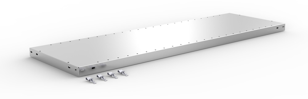 Zusatzboden Steckregal, 1300 x 400 mm (BxT), verzinkt