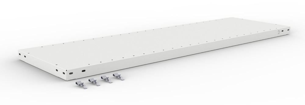 Zusatzboden Steckregal, 1300 x 400 mm (BxT), lackiert