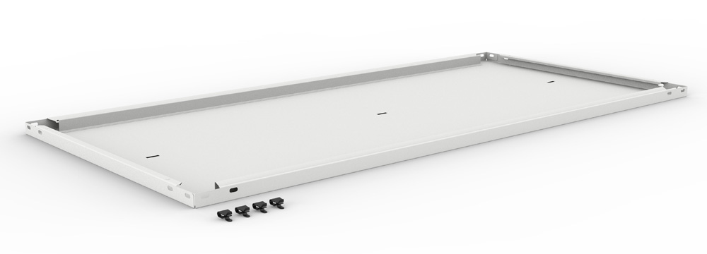 Abdeckboden 1250 x 600 mm (BxT), RAL 7035 lichtgrau