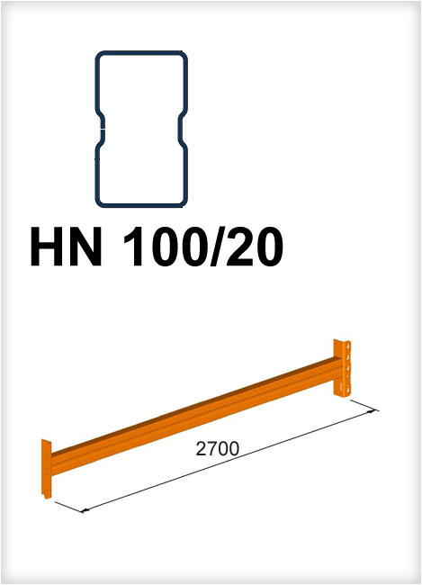 Traversenpaar HN 100/20 x 2700