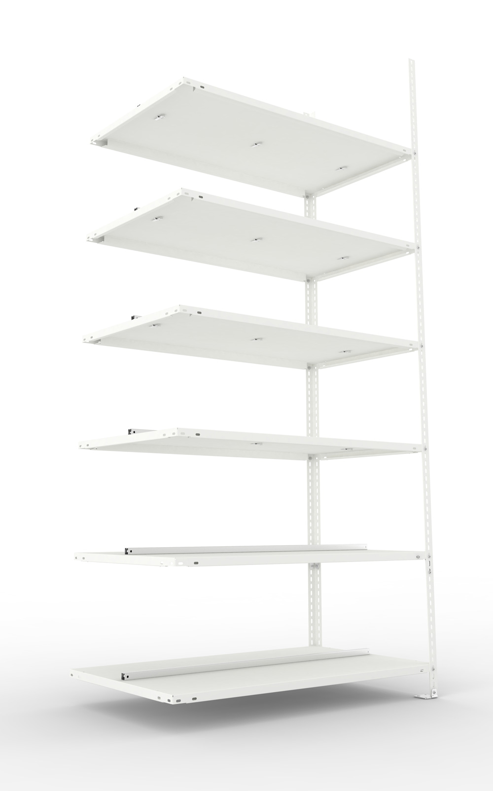 Büroschraubregal 2200 x 1000 x 600 mm (HxBxT), Anbauregal