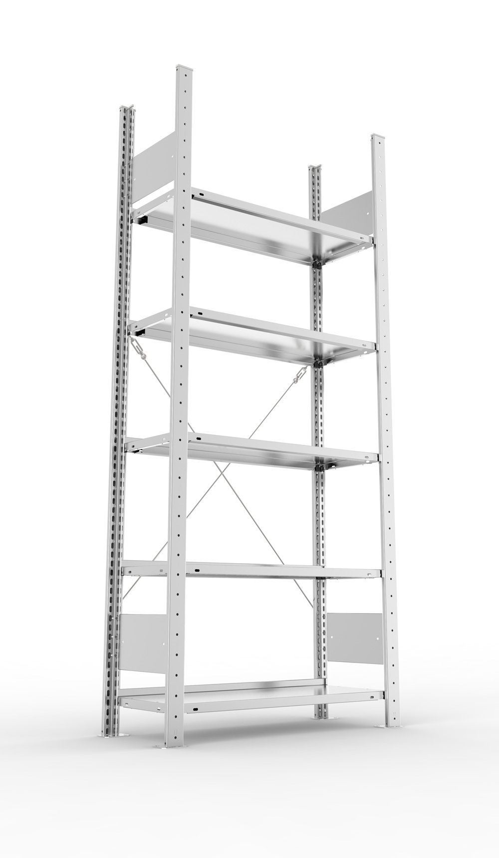 Büroregal, 1850 x 750 x 300 mm (HxBxT), Grundregal