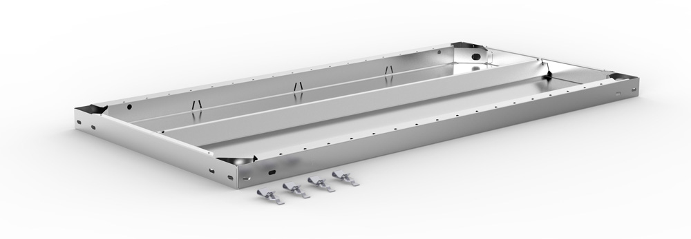 Zusatzboden Steckregal, 1000 x 500 mm (BxT), verzinkt