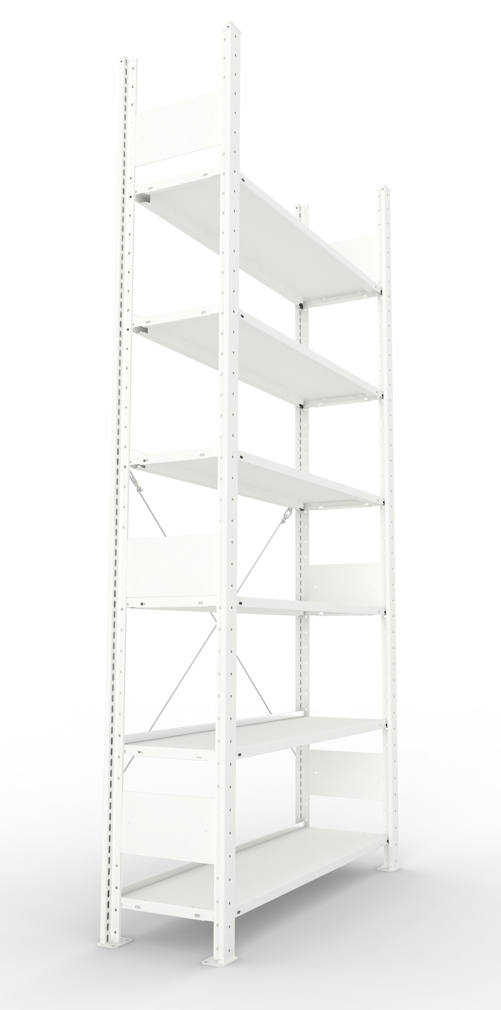 Büroregal, 2200 x 1000 x 300 mm (HxBxT), Grundregal