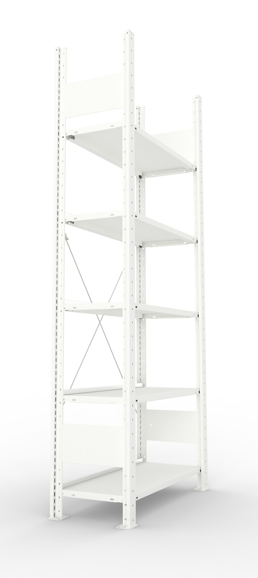 Büroregal, 1850 x 750 x 300 mm (HxBxT), Grundregal
