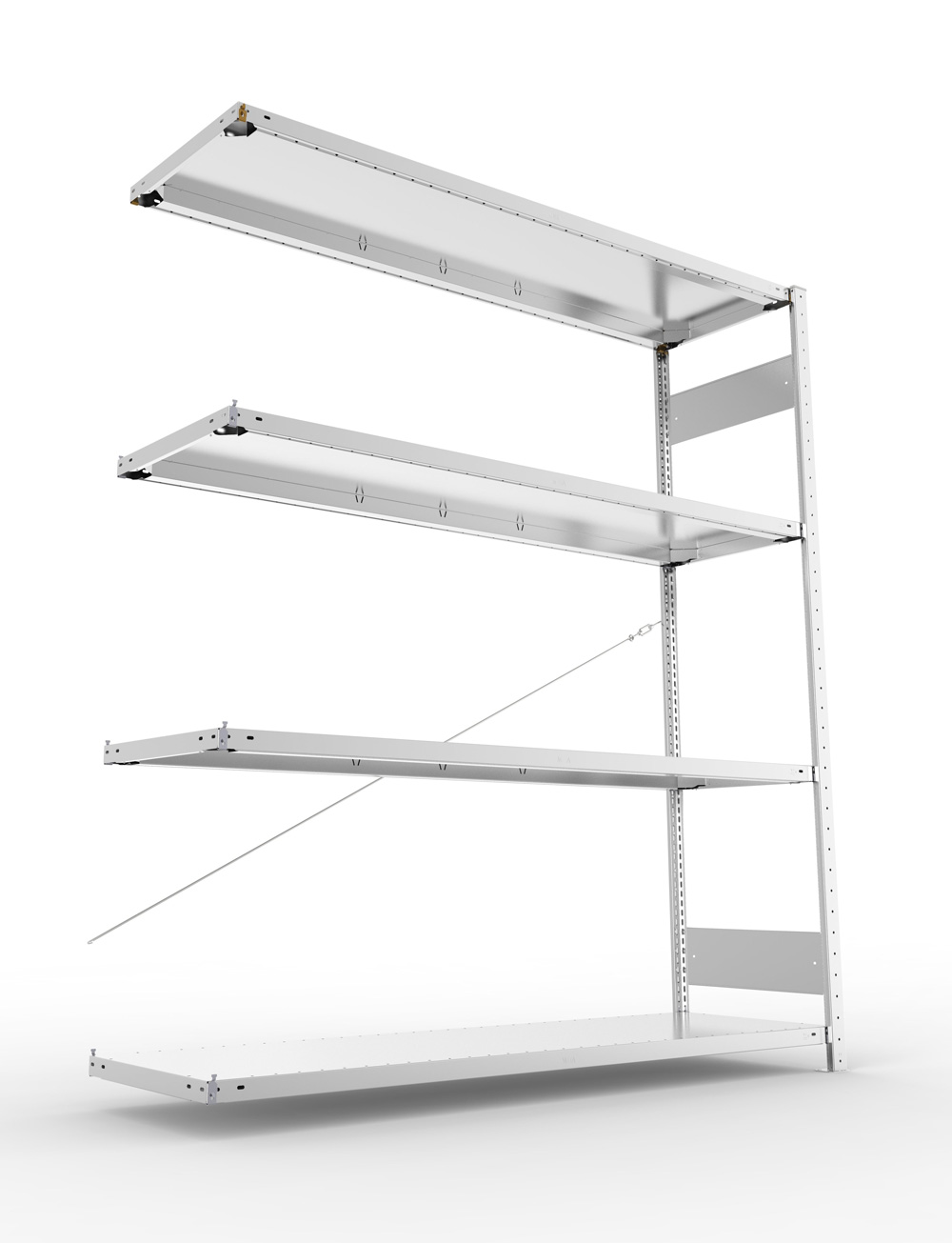 Großfachregal, 2000x1700x500 (HxBxT),  Anbauregal