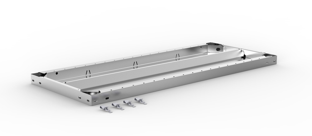 Zusatzboden Steckregal, 1000 x 400 mm (BxT), verzinkt