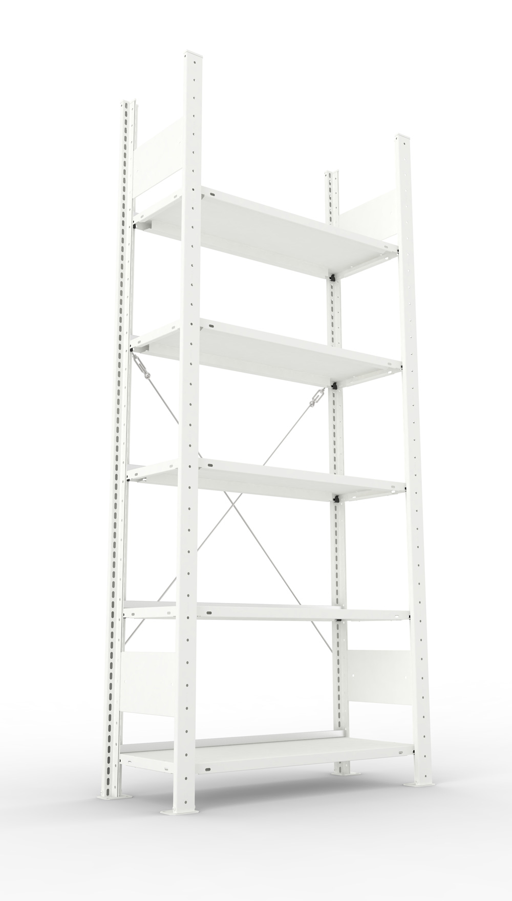 Büroregal, 1850 x 750 x 300 mm (HxBxT), Grundregal