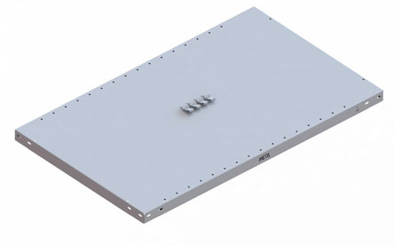 Zusatzboden Steckregal, 1000 x 600 mm (BxT), lackiert